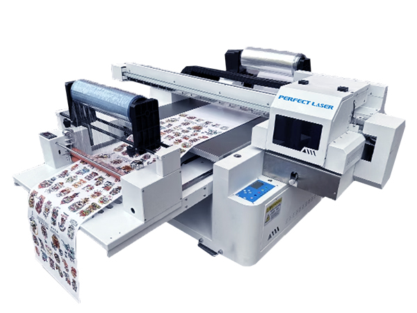 3 Nozzles Small Crystal Label Roll to Roll UV Flated Integrated Printing Machine-PE-UV6060